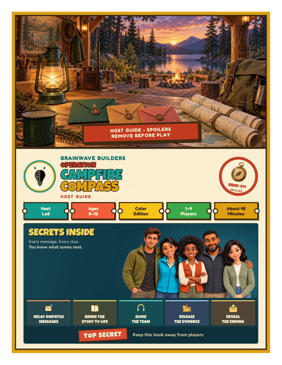 Host Guide sample cover page