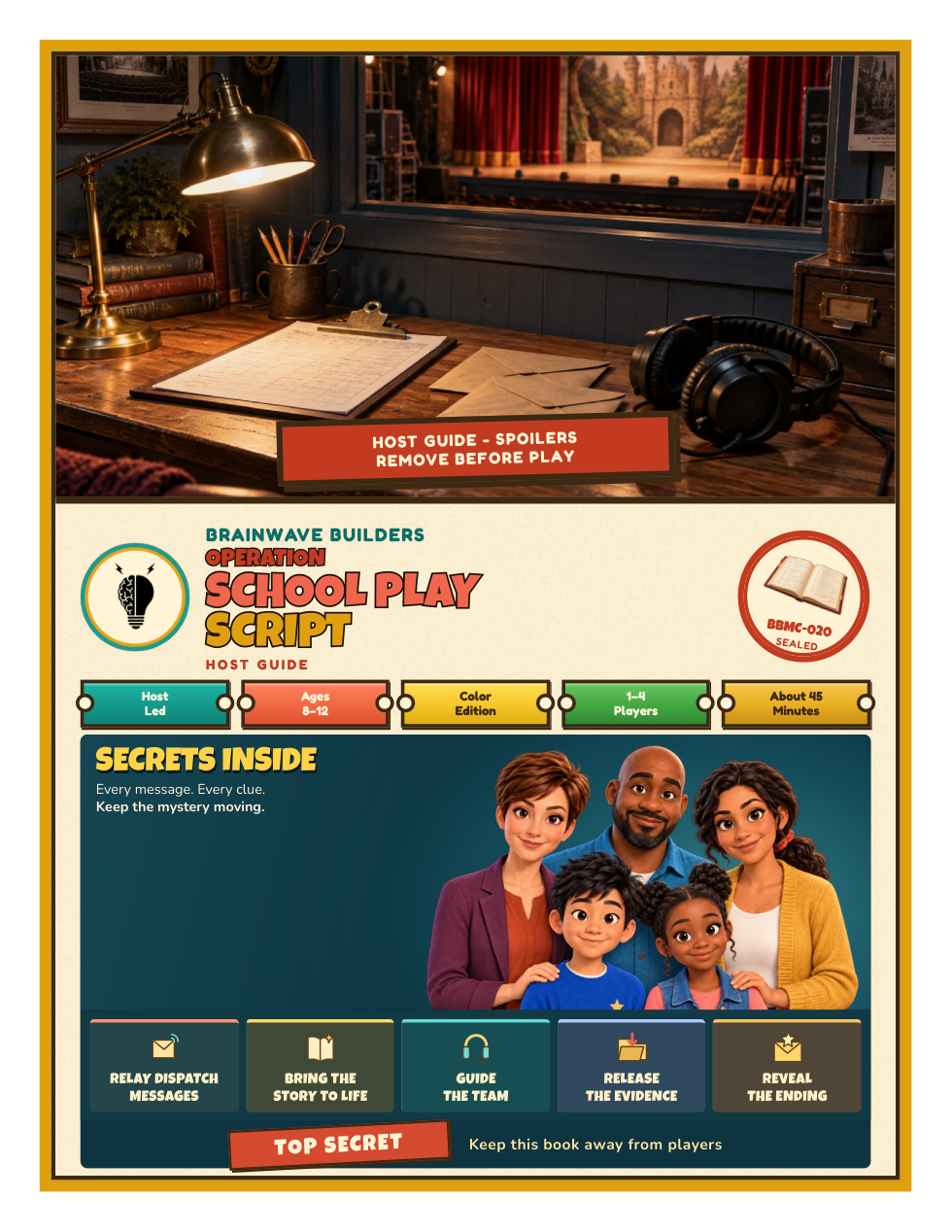 Host Guide sample cover page