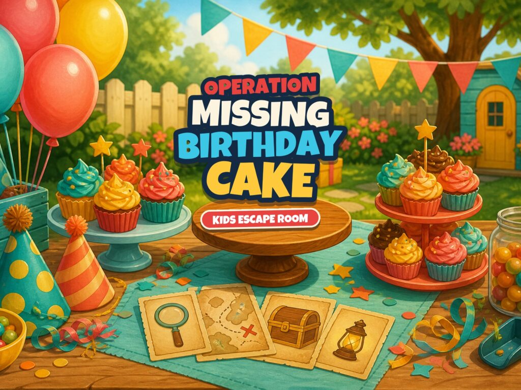 Operation Missing Birthday Cake — Printable Detective Mystery