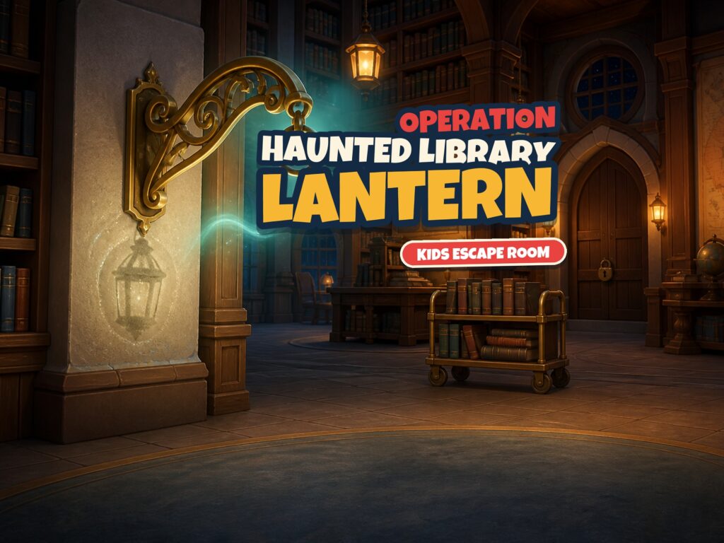 Operation Haunted Library Lantern — Printable Detective Mystery
