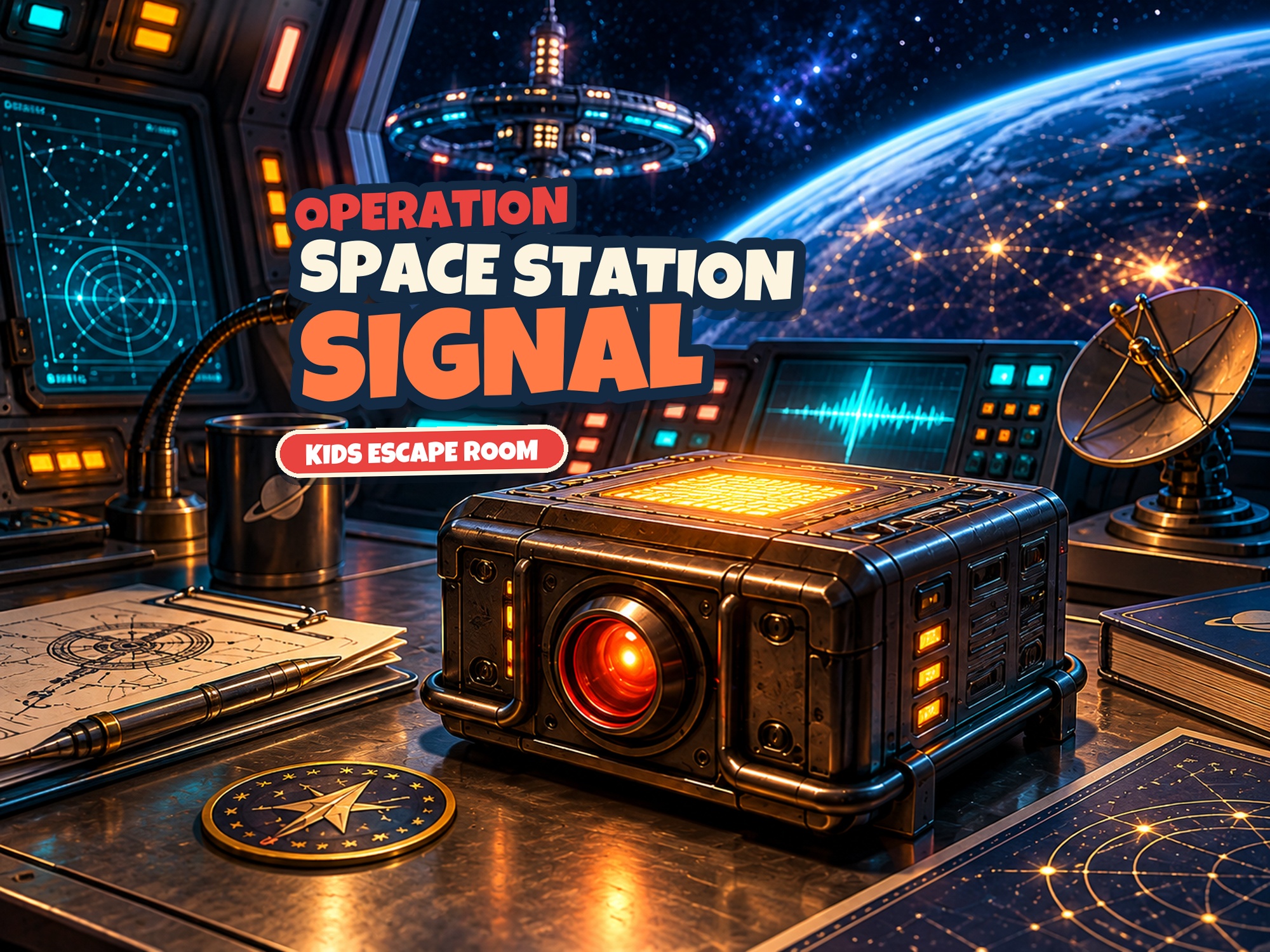 Operation Space Station Signal — Printable Detective Mystery