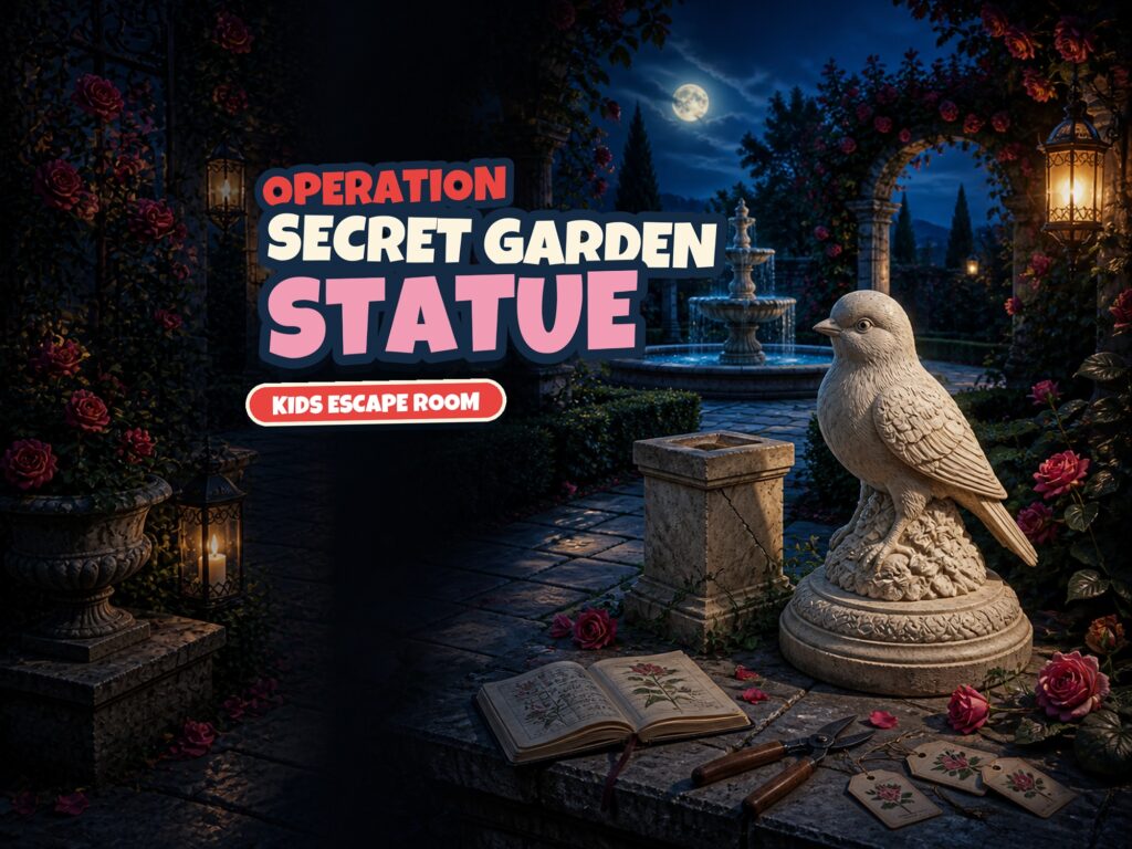 Operation Secret Garden Statue — Printable Detective Mystery