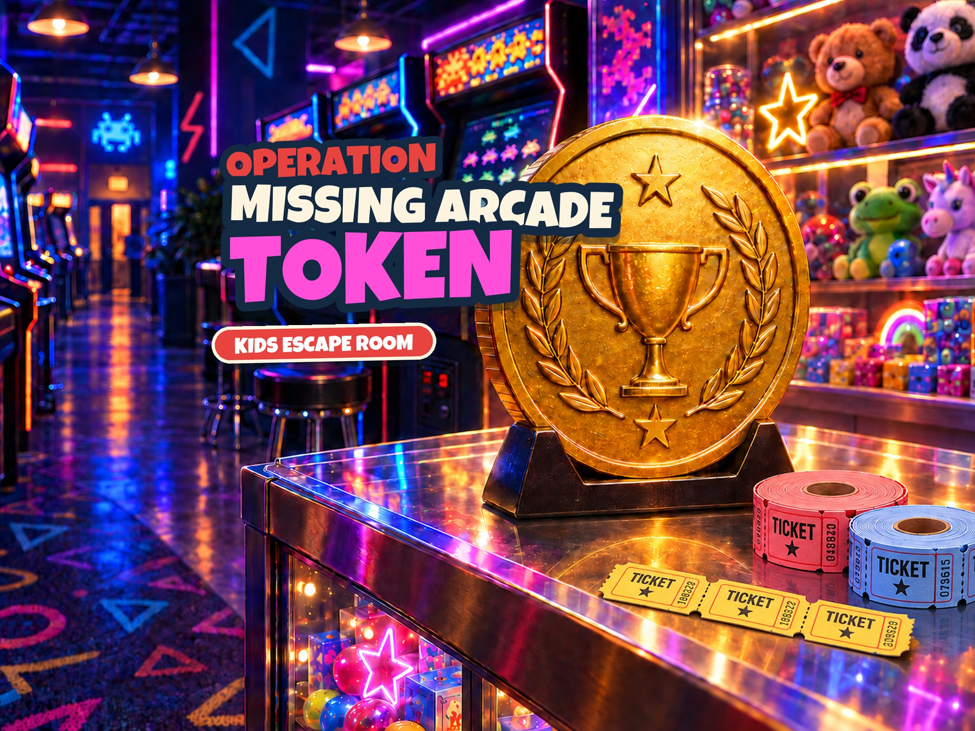 Operation Missing Arcade Token — Printable Detective Mystery