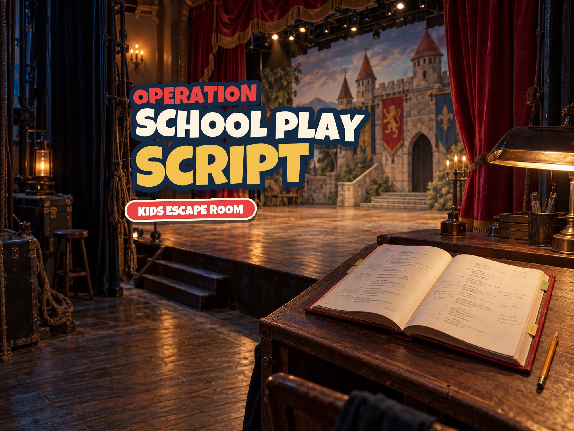Operation School Play Script — Printable Detective Mystery