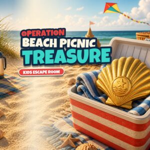 Operation Beach Picnic Treasure — Printable Detective Mystery