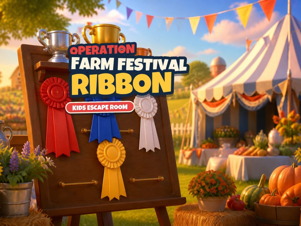 Operation Farm Festival Ribbon — Printable Detective Mystery