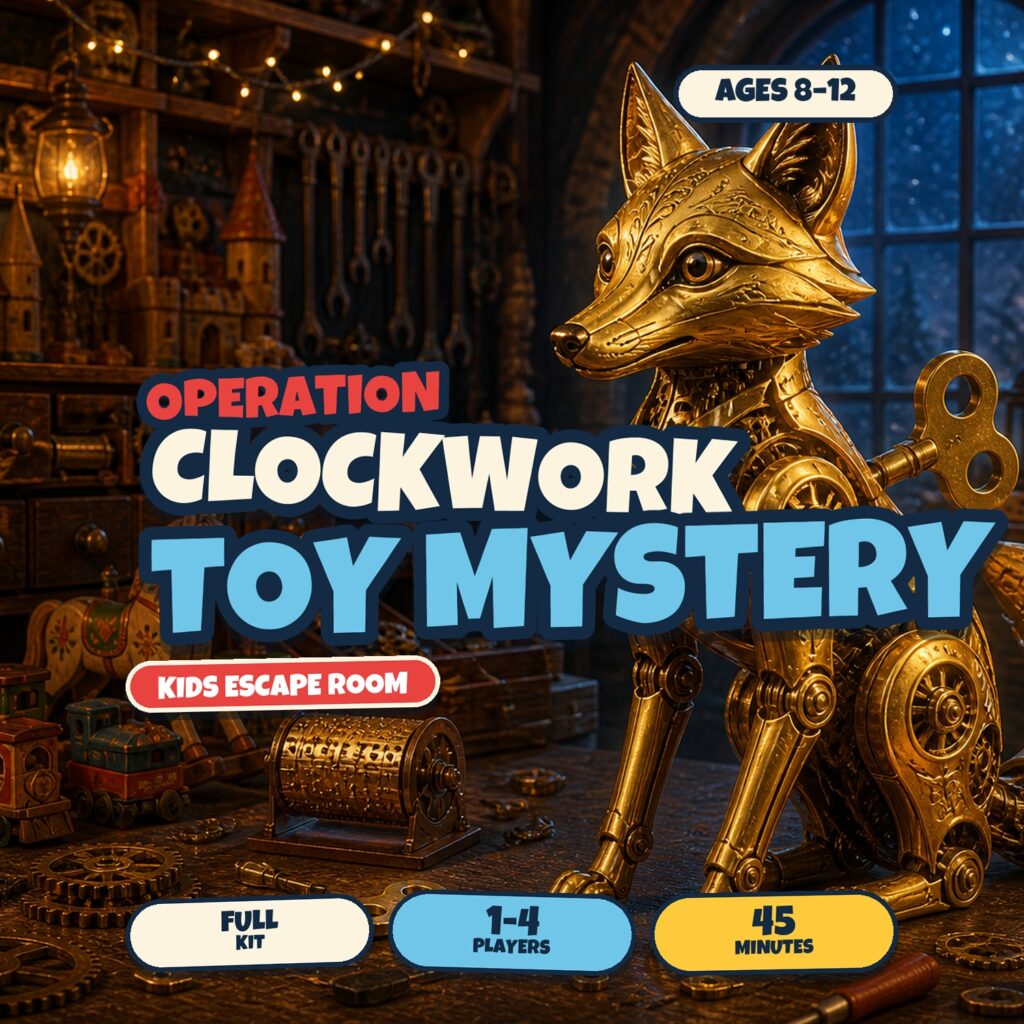 The Clockwork Toy Mystery — Printable Detective Mystery