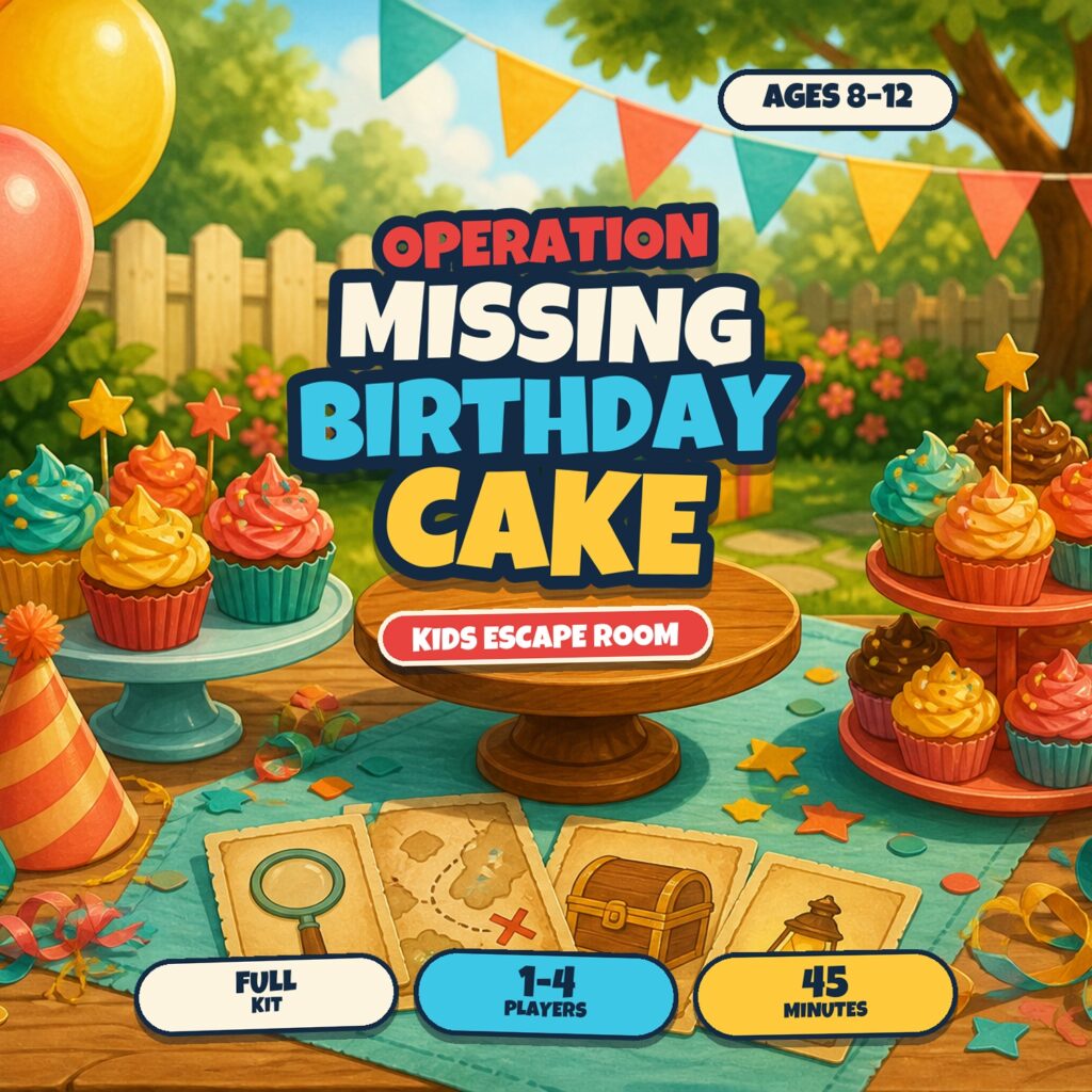 Operation Missing Birthday Cake — Printable Detective Mystery