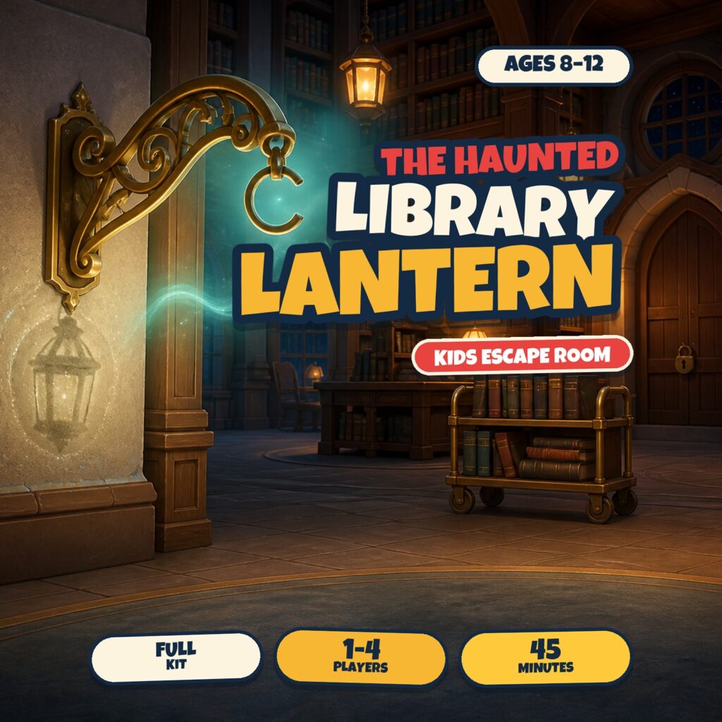The Haunted Library Lantern — Printable Detective Mystery